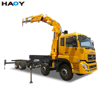 Grue de chantier articulée à bras pliable à commande proportionnelle HAOY 16 tonnes