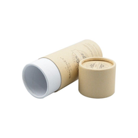 Emballage en tube de papier kraft biodégradable écologique imprimé sur mesure pour le thé, le café, les aliments, les cadeaux
