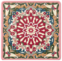 Tapis de Mahjong Américain de Luxe Style Fantaisie Moderne, Multi-tailles, Antidérapant, Réduction du Bruit, Sans Plis