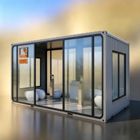 Cabine de fumeurs personnalisable en structure acier respirante, conception 3D, forme rectangulaire moderne, utilisation intérieure/extérieure, garantie 1 an