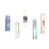 Boîte d'emballage haut de gamme personnalisée avec impression artistique pour gloss à lèvres, rouge à lèvres, huile à lèvres