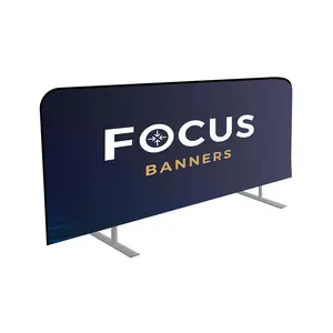 Double Side Barricades Cover Custom Barricade Banners Crowd Control Polyester Fabric Barricade Covers