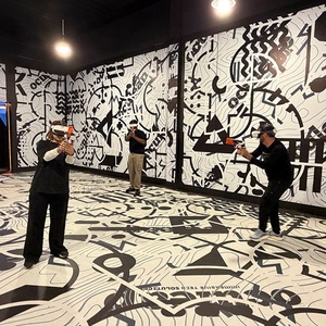 VR-Schieß <span class=keywords><strong>simulator</strong></span> Neue 12D Virtual Reality Arena Multiplayer-Kampf plattform 7D Arcade-Videospiel <span class=keywords><strong>simulator</strong></span> VR-Spiel maschine - Product Image 4