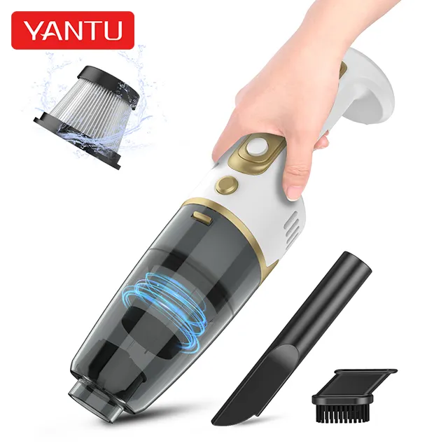 YANTU V01S mini rechargeable wireless handheld portable 4500PA home auto hair vacuum cleaner small cordless car vacuum cleaners