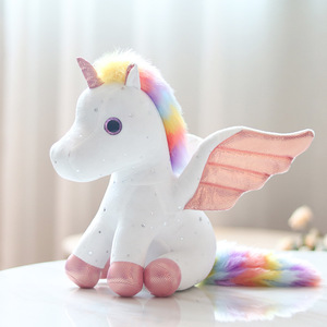 Peluche Licorne 20 cm en Gros, Jouet en Peluche Animal Rembourré, Cadeaux pour Enfants - Product Image 3