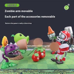 Genuine piante di plastica vs zombie modello giocattolo contenitore sgabello completo per bambini lanciabile regalo per bambini - Product Image 3