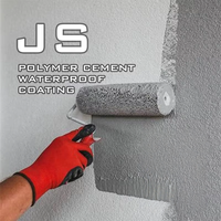 Revêtement imperméabilisant en ciment polymère JS, à base d'eau, écologique, haute résistance, imperméabilisation universelle des bâtiments, caoutchouc liquide pour murs