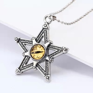 Collier pendentif en cristal œil <span class=keywords><strong>du</strong></span> <span class=keywords><strong>diable</strong></span> Pop Jewelry, chaîne de clavicule en acier inoxydable, cadeau pour petite amie - Product Image 3