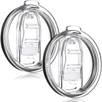 Couvercles de rechange de 20 oz pour gobelets, couvercles en plastique résistant aux éclaboussures, couvercles de gobelets, couvercles anti-déversement, gobelets à bouche en pouces