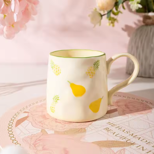 Mug en céramique mignon, tasse à eau esthétique, grande capacité, tasse en céramique - Product Image 5