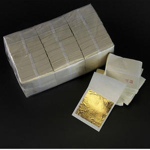 Gezond en luxe eetbaar bladgoud, 24 karaats bladgoud voor taartdecoratie, 2,5 x 2,5 cm - Product Image 4