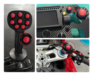 Nút chuyển đổi 12mm IP65 tạm thời thường mở đỏ xanh xanh trắng đen nút ấn đầu với dây hàn 15cm 24AWG - Product Image 4