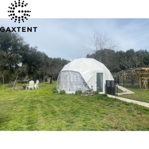 Invernadero Casa geodésica Tienda <span class=keywords><strong>de</strong></span> campaña 30x30 Cúpulas <span class=keywords><strong>de</strong></span> hotel al aire libre <span class=keywords><strong>de</strong></span> PVC con postes <span class=keywords><strong>de</strong></span> aluminio Tela <span class=keywords><strong>de</strong></span> vidrio <span class=keywords><strong>de</strong></span> lona <span class=keywords><strong>para</strong></span> eventos - Product Image 4