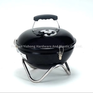 Round <strong>Kettle</strong> Outdoor Charcoal Grill Portable <strong>Barbeque</strong> Camping Picnic Tool BBQ Grill - Product Image 1