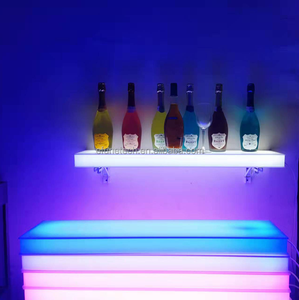 Điều khiển từ xa RGB Color Changing trang trí treo tường LED hộp đêm Bar Kệ rượu vang chai LED Light up Rack hiển thị kệ - Product Image 4