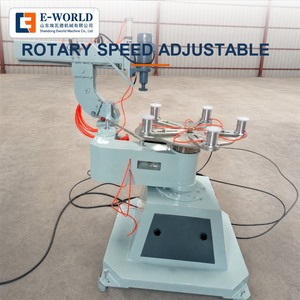 Machine de meulage de verre haute précision pour le façonnage des bords intérieurs et extérieurs, le chanfreinage et le polissage avec différents disques. - Product Image 6