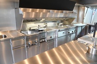 Conteneur de nourriture portable et détachable, maison pré-assemblée, modulaire de 20ft, livraison rapide, Bar de Restaurant pour vente, 2022, 20 pieds