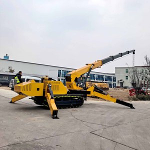12 tấn Mini <span class=keywords><strong>Crawler</strong></span> <span class=keywords><strong>Crane</strong></span> theo dõi cần cẩu thủy lực <span class=keywords><strong>Crawler</strong></span> Telescopic Boom Spider <span class=keywords><strong>Crane</strong></span> để bán - Product Image 1
