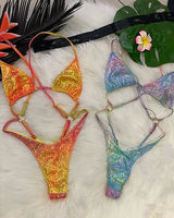 Maillot de bain personnalisé OEM pour le Carnaval de Trinité-et-Tobago, maillot de bain caribéen Jouvert, monokini en maille, tenue de lundi de carnaval, maillot de bain une pièce pour femme