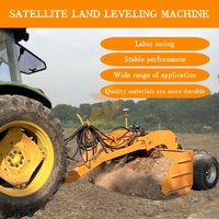 Équipement de nivellement de terres agricoles 2.5m Joint Laser Préparation des terres Grattoir Niveleur pour tracteur