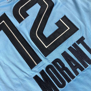 Mayorista #12 Morant Camisetas de <span class=keywords><strong>Baloncesto</strong></span> Verano Malla Transpirable Kit de Secado Rápido Personalizable Tallas Grandes Impreso Technics - Product Image 4