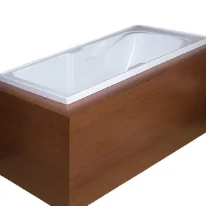 CUPC Certification Factory The Best Price / Quality Pure Acrylic Drop-in / Insert Bathtub 1500x735x400mm