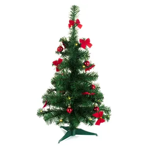 Hot Selling 6ft Handmade PVC Geneva Christmas Tree Customizable Home Ornament Holiday Decorations Filled Plastic Decorations