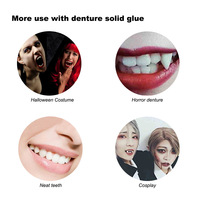 4 couleurs Nouvelle restauration dentaire Faux dents Réparation de dents Perfect Smile Facettes Comfort Fit Flex Dentiers Bretelles Adhésifs Colle