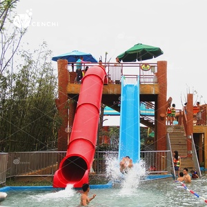Cenchi Resort Aqua trung tâm nước giật gân Pad công viên hồ bơi trượt nước tốc độ cao - Product Image 3