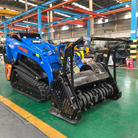 Minipala Compatta V1000 con Motore Kubota, Trincia Forestale e Trivella, Prezzo Vantaggioso