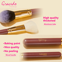 Ensemble de pinceaux de maquillage professionnels en poils synthétiques Gracedo avec pinceau à raser, logo personnalisé, marque privée, luxe, voyage, haute qualité