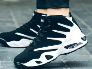 Chaussures de sport décontractées pour hommes, nouvelle collection, à tige haute, en mesh, pour le basketball et la course à pied - Product Image 6