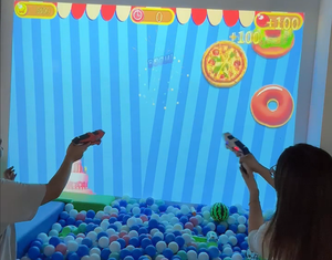 ปืนของเล่นยิงกระสุน เกมยิงปืนเสมือนจริงในห้องเล่นเกม ใช้งานได้กับปืนยิงกระสุนทุกชนิด <span class=keywords><strong>ผนัง</strong></span>ฉายภาพเสมือน<span class=keywords><strong>จ</strong></span>ริงแบบอินเทอร์แอคทีฟ - Product Image 2