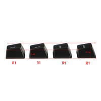 ABS Material 1.6mm Oil Injection Radium Engraving Transparent Personality Mechanical Keyboard Key Cap WASD Arrow Keys Cool