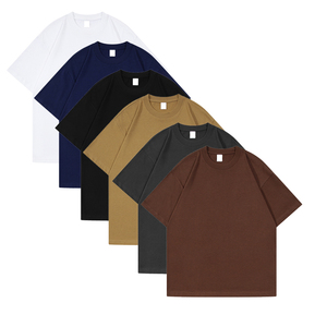 Produsen tim profesional untuk pakaian kustom katun berat kosong pakaian jalan kustom kaos ukuran besar pria - Product Image 1
