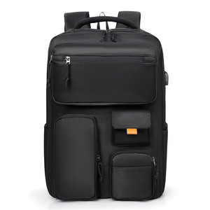 <span class=keywords><strong>Sac</strong></span> à <span class=keywords><strong>dos</strong></span> décontracté unisexe grande capacité pour le <span class=keywords><strong>sport</strong></span> et les voyages, <span class=keywords><strong>sac</strong></span> à <span class=keywords><strong>dos</strong></span> en polyester imperméable, design léger et tendance - Product Image 4