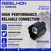 Housing Konektor Otomatis Bulat Tahan Air Tersegel untuk Sensor Daya Toyota Honda, Pesanan 7018-2-21 6189-0386