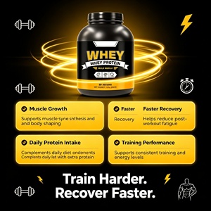 Proteína de Suero de Leche Premium ODM en Polvo, 5 lb, <span class=keywords><strong>90</strong></span> Porciones, Mezcla de 88% de Suero y 12% de Caseína para el Desarrollo Muscular y Entrenamiento de Fuerza Post-Entrenamiento - Product Image 4