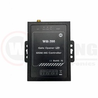 WAYHANG 4G GSM Quad-band Dual SIM Control Remoto SMS Interruptor de Relé Metálico WH-200 Abrepuertas Fácil Instalación Control WH