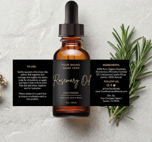 ฉลากขวดเครื่องสำอางกันน้ำแบบกำหนดเอง, สติกเกอร์บรรจุภัณฑ์น้ำหอมส่วนบุคคล, พิมพ์คุณภาพสูง - Product Image 1