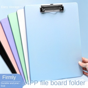 Biểu tượng tùy chỉnh thư mục tập tin PP tông có thể gập lại clip <span class=keywords><strong>Folio</strong></span> Board A4 Thư Văn phòng Pad giấy clipboard có thể gập lại cho y tá bác sĩ - Product Image 2