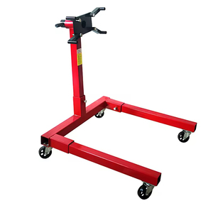 Soporte para Motor con Cabezal Giratorio <span class=keywords><strong>de</strong></span> 360 Grados, 4 Brazos Ajustables, Soporte <span class=keywords><strong>de</strong></span> Elevación para Motor <span class=keywords><strong>de</strong></span> Acero Resistente Plegable, Equipos <span class=keywords><strong>de</strong></span> Garaje - Product Image 4
