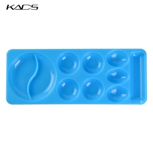 KADS New Design Nail Art Palette <b>Plastic</b> Nail Art <b>Polish</b> Mixing Tray Nail Paint Display Tray Manicure DIY Painting Tool - Product Image 2