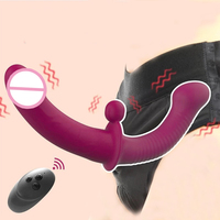 Prix de gros d'usine Double extrémité femme Couple lesbien Plug Anal masseur de Prostate doux télécommande vibrateur jouets