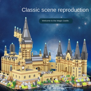 Cho Harry Potter lâu đài xây dựng khối thiết lập huyền diệu mô hình thế giới gạch sáng tạo xây dựng đồ chơi cho bé trai và bé gái - Product Image 3