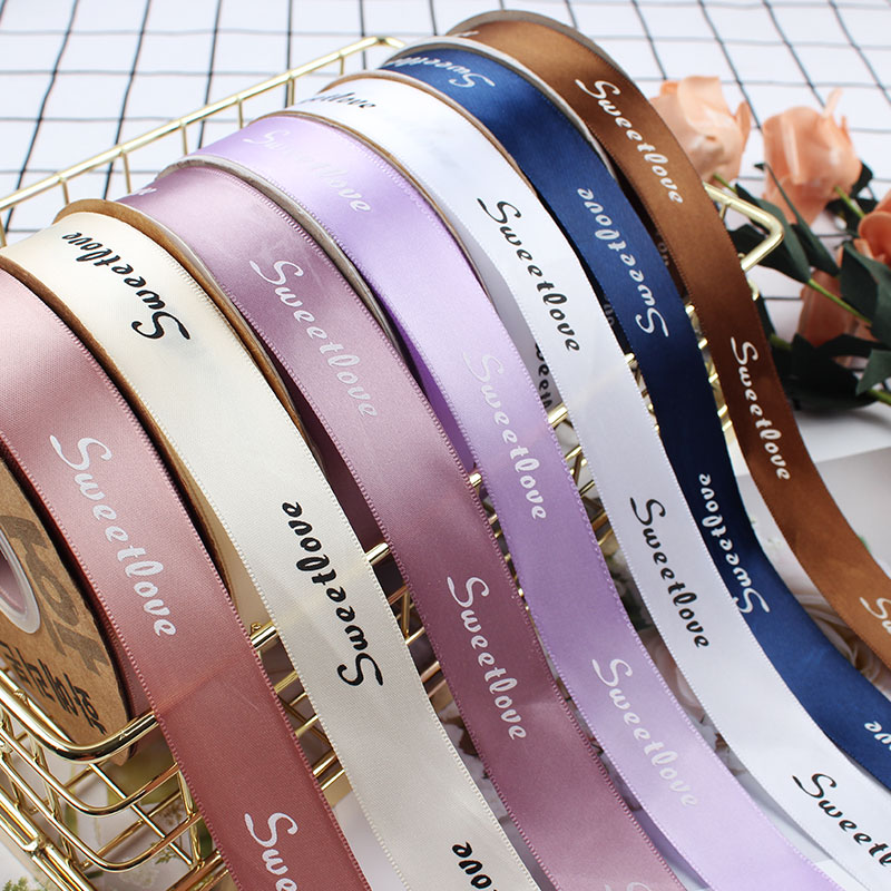 Personalized Customized logo 1.5inch Gift Ribbon Factory Wholesale Birthday Flowers Gift Wrapping Ribbon