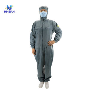 Combinaison de salle blanche rose uniforme pour ouvrier d'usine combinaison esd vêtements de travail - Product Image 2