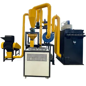 recycling equipment Mini scissor tire waste cable wires copper granulator metal shredder machine scrap