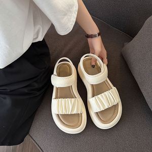 Sandales de plage décontractées pour femmes, version coréenne, été 2025, avec semelle épaisse antidérapante - Product Image 3