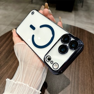 เคสแข็งใสไร้ขอบบางเฉียบสำหรับ iPhone 16 17 15 13 Pro Max Plus เคสโทรศัพท์แม่เหล็กใสไร้ขอบ - Product Image 4